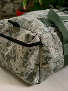 Баул 100 літрів військовий армійський тактичний сумка рюкзак похідний речовий піксель для ЗСУ - зображення 6