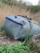 Баул 100 літрів 74*40*34 см армійський ЗСУ тактичний сумка рюкзак похідний Оліва/ Хакі - зображення 6