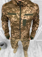 Куртка тактическая L Софтшел Пиксель - изображение 1