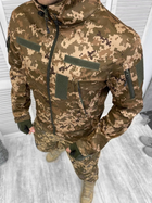 Куртка тактическая L Софтшел Пиксель - изображение 3