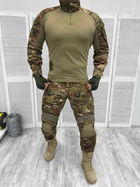Тактический военный костюм Tactical, ( Убакс + Штаны ), Камуфляж: Мультикам, Размер: XXXL - изображение 1