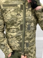 Тактический военный костюм Уставной ГОСТ, ( Китель + Штаны ), Камуфляж: Пиксель ВСУ ММ-14, Размер: 54/4 - изображение 4