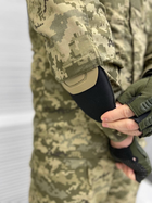 Тактический военный костюм Уставной ГОСТ, ( Китель + Штаны ), Камуфляж: Пиксель ВСУ ММ-14, Размер: 60/6 - изображение 6