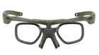 Тактичні окуляри балістичні зі змінними лінзами Khaki - зображення 6