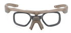 Тактичні окуляри балістичні зі змінними лінзами Beige - зображення 6