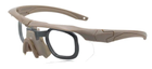 Тактичні окуляри балістичні зі змінними лінзами Beige - зображення 7