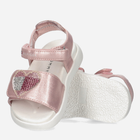 Sandały dziecięce dla dziewczynki Tommy Hilfiger Strass Heart Velcro Sandal T1A2-32752-1367341- 25 Różowe złoto (8052578172636) - obraz 3