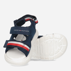 Дитячі сандалії для хлопчика Tommy Hilfiger Stripes Velcro Sandal T1B2-32898-1589800- 26 Сині (8052578176481) - зображення 3
