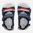 Дитячі сандалії для хлопчика Tommy Hilfiger Stripes Velcro Sandal T1B2-32898-1589800- 29 Сині (8052578176511) - зображення 4