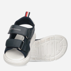 Дитячі сандалії для хлопчика Tommy Hilfiger Flag Velcro Sandal T1B2-32900-1355800- 29 Сині (8052578176696) - зображення 4