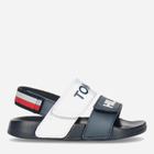 Sandały chłopięce Tommy Hilfiger Logo Velcro Sandal T1B2-32925-1172Y004 25 Niebieskie (8052578176832) - obraz 1