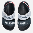 Sandały chłopięce Tommy Hilfiger Logo Velcro Sandal T1B2-32925-1172Y004 25 Niebieskie (8052578176832) - obraz 4
