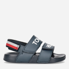 Дитячі сандалії для хлопчика Tommy Hilfiger Logo Velcro Sandal T1B2-32927-1172800- 32 Сині (8052578177266) - зображення 1