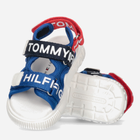 Sandały dziecięce dla dziewczynki Tommy Hilfiger Logo Velcro Sandal T1X2-32899-1590Y255 24 Niebieskie (8052578179628) - obraz 3