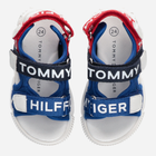 Sandały dziecięce dla dziewczynki Tommy Hilfiger Logo Velcro Sandal T1X2-32899-1590Y255 24 Niebieskie (8052578179628) - obraz 4