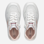 Дитячі кросівки для дівчинки Tommy Hilfiger Flag Low Cut Lace-up Sneaker T3A9-32723-1592Y257 34 White/Pink/Beige (8052578190067) - зображення 4