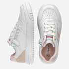 Дитячі кросівки для дівчинки Tommy Hilfiger Flag Low Cut Lace-up Sneaker T3A9-32723-1592Y257 32 White/Pink/Beige (8052578190043) - зображення 5