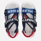 Підліткові сандалії для дівчинки Tommy Hilfiger Logo Velcro Sandal T3X2-32910-1590Y255 37 Сині (8052578197691) - зображення 4