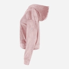 Bluza damska rozpinana streetwear welurowa Fila FAW0225-40024 S Różowa (4064556334220) - obraz 3