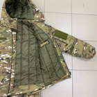 Тактичний костюм мультикам зимовий softshell, костюм мультикам тактичний військовий, зимова форма мультикам M - зображення 3