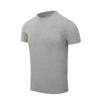 Футболка (Зауженый, Приталенный) T-Shirt Slim Helikon-Tex Grey Melange XL Мужская тактическая - изображение 1
