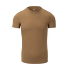 Футболка (Звужений, Приталений) T-Shirt Slim Helikon-Tex Grey Melange XL Чоловіча тактична - зображення 2