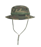 Панама тактична із захистом для шиї Boonie Hat PolyCotton Ripstop Helikon-Tex PL Woodland