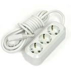 Удлинитель на 3 гнезда 10A/2500W 3м с заземлением Lemanso LMK042
