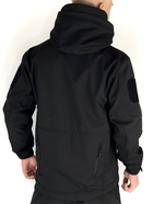 Куртка Черная софтшелл Размер 2XL - изображение 2