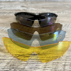 Тактические очки Rockbros со сменными линзами черные - изображение 6