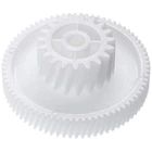 Шестерня малая для мясорубки Zelmer 187.0003 D=32/62, H=17/11(24), Z=19кос./74кос. (00793635)