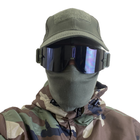 Тактические защитные очки Олива ,маска Daisy со сменными линзами -Панорамные незапотевающие для ВСУ - изображение 2