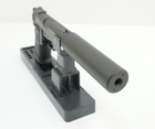 Дитячий Пістолет з глушником COLT 1911 PD Galaxy G10A метал, пластик стріляє кульками 6 мм Чорний - зображення 5
