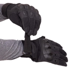 Тактические перчатки размер L черные - изображение 8