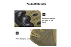 Тактические перчатки Олива L (Т-01-L) Tactical Belt - изображение 3