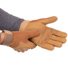 Тактичні рукавички із закритими пальцями койот - зображення 9