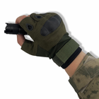 Мужские перчатки без пальцев размер (L) (OTP-1) - зображення 4