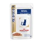 Влажный корм для кошек Royal Canin Renal with chicken Feline при заболеваниях почек