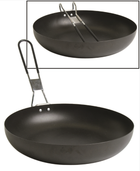 Пательня тактична Mil-Tec Зі складною ручкою Сталева CAMPING PFANNE (14689500)