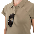Поло футболка Women's UTL Polo Shirt - TopCool Lite Helikon-Tex Khaki XXL Жіноча тактична - зображення 2