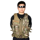 Жилет тактический AOKALI Outdoor A60 (Camouflage CP) камуфляжный водонепроницаемый с карманом (OPT-17681) - изображение 6