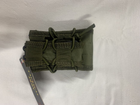 Тактовний військовий одинарний підсумок під АК пістолет сумка 2в1 хакі - зображення 1
