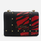 Жіноча сумка крос-боді Love Moschino Borsa Pu Nero Stampa Rossa JC4072PP1CLG (8051578586962)