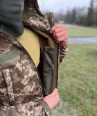 Куртка тактична чоловіча з мебраною військова з капюшоном бушлат софтшел SoftShell M - зображення 8
