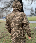 Куртка тактическая мужская c мебраной военная с капюшоном бушлат софтшел SoftShell S - изображение 8