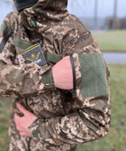 Куртка тактична чоловіча з мебраною військова з капюшоном бушлат софтшел SoftShell M - зображення 10