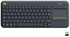 Клавиатура беспроводная Logitech Touch K400 Plus UA Black (920-007145) - изображение 1