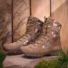 Берцы ботинки тактическая обувь облегченные высокие натуральная гидрофобная кожа усиленная пятка и носок 48 - изображение 4