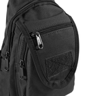 Рюкзак тактичний на одне плече AOKALI Outdoor A32 Black мілітарі - зображення 4