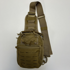 Тактический рюкзак-слинг на 9л койот - изображение 6